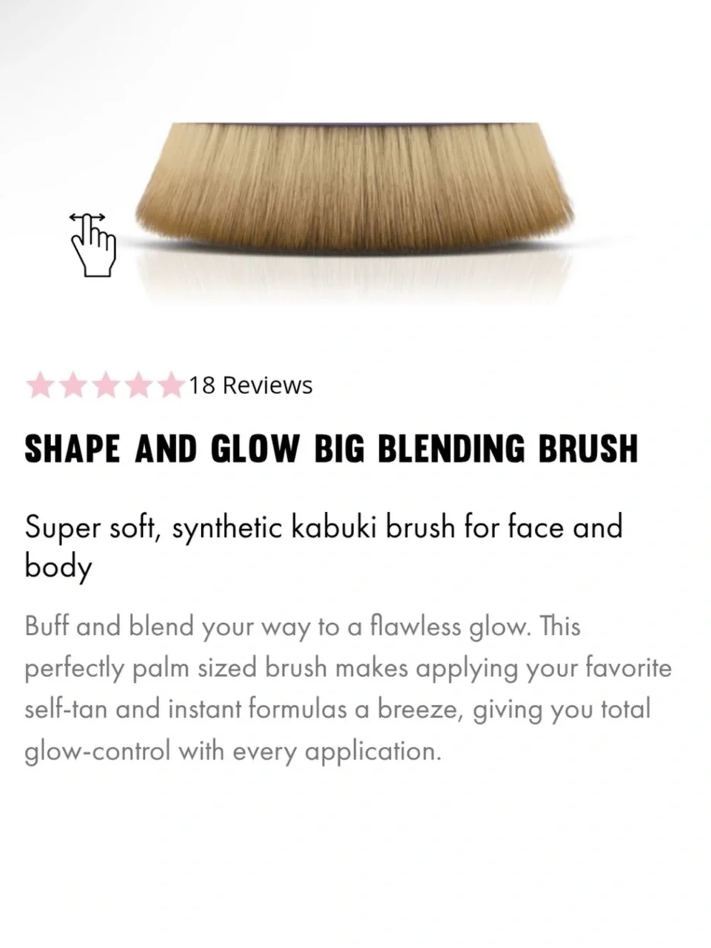 Isle of Paradise Shape & Glow Big Blending Brush
